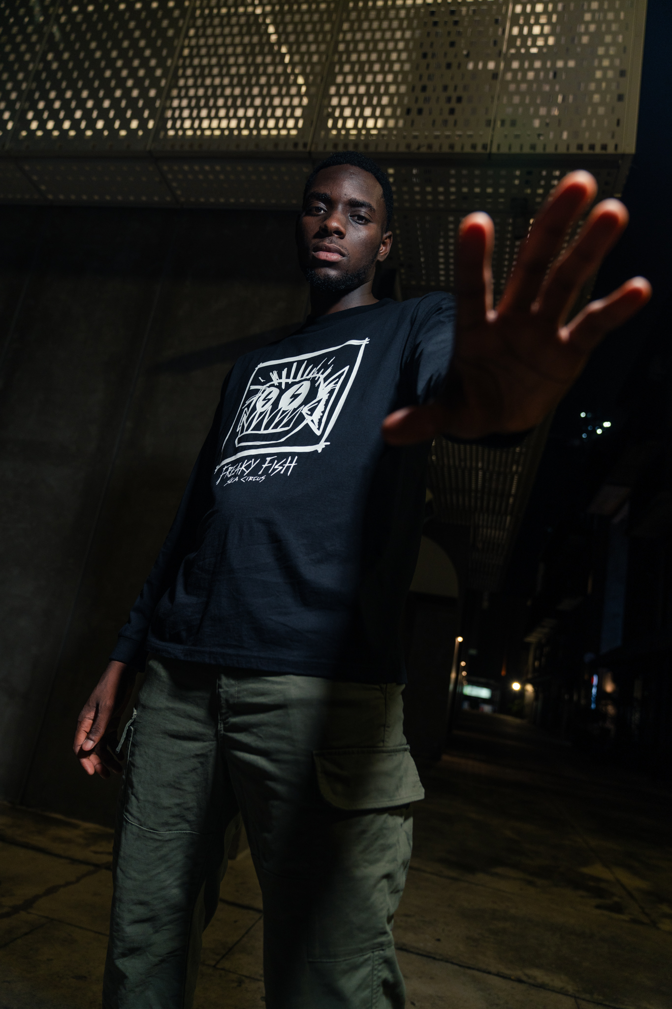 FREAKY FISH LONG SLEEVE Black