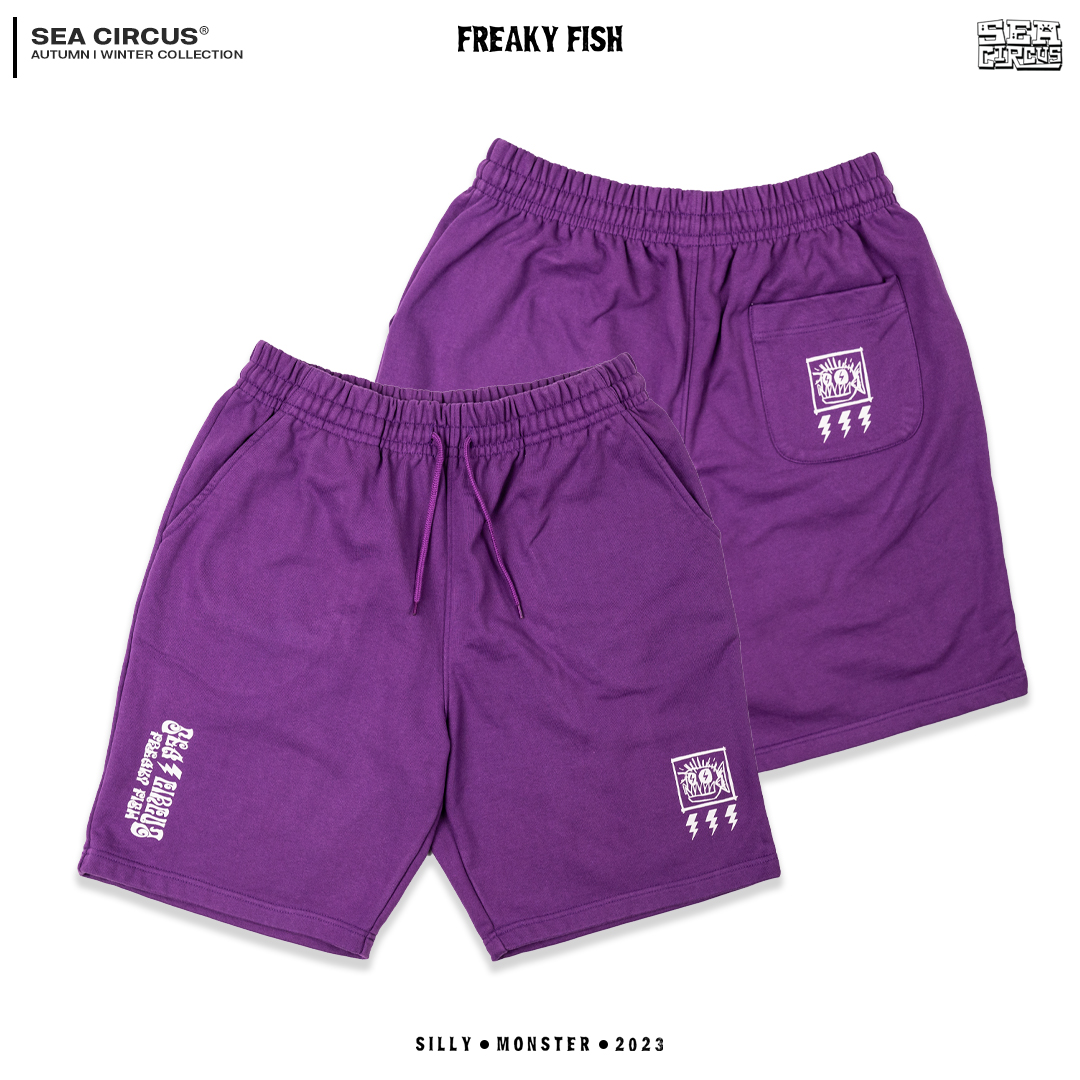 FREAKY FISH SHORTS Purple