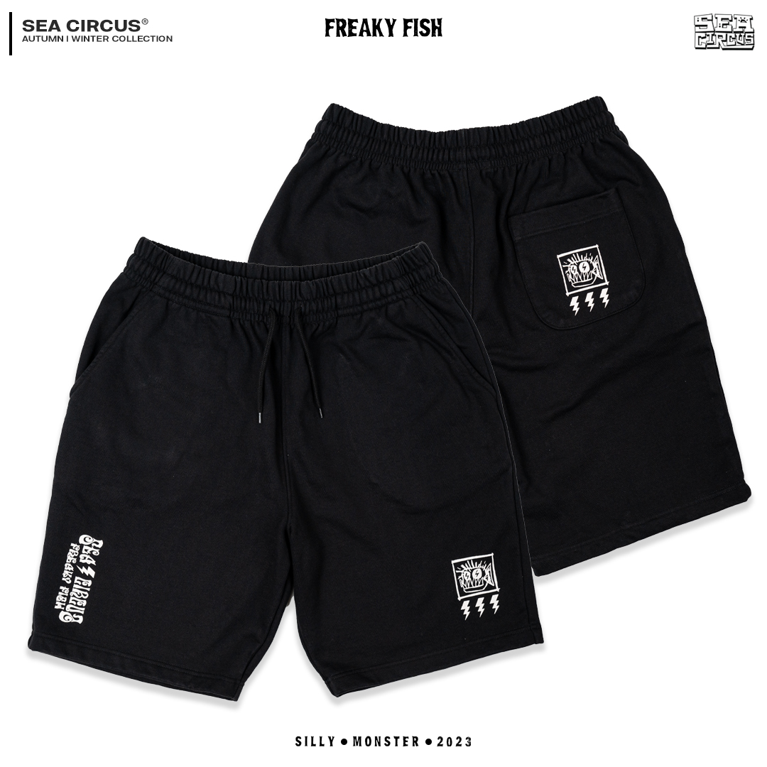 FREAKY FISH SHORTS Black