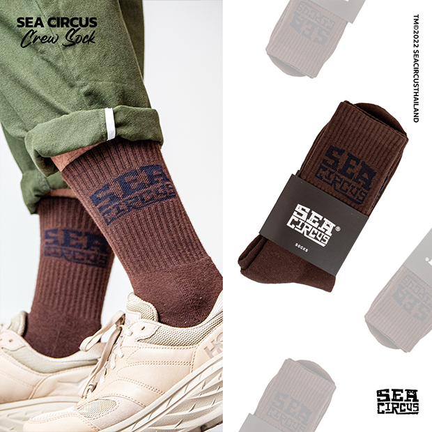 Crew Socks Brown